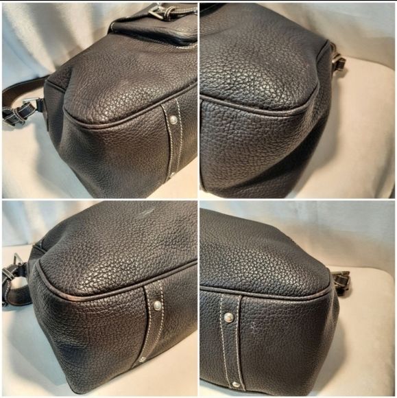 Dooney Bourke LRG Front Pocket Hobo - Brown2 - Picture 4 of 16